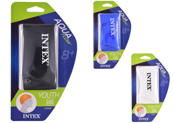 INTEX ASSORTED COLOURS SILICON SWIMING CAP