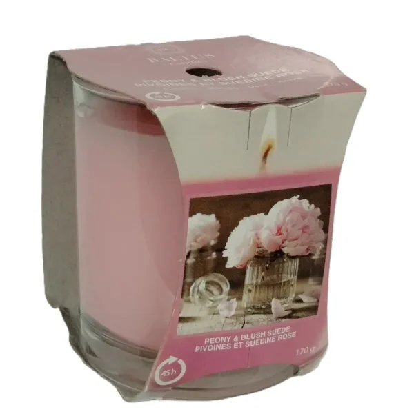 BALTUS LUXURY PEONY & BLUSH SUDE CANDLE 170GM