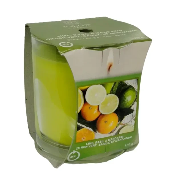 BALTUS LUXURY LIME BASIL & MANDARIN CANDLE 170GM