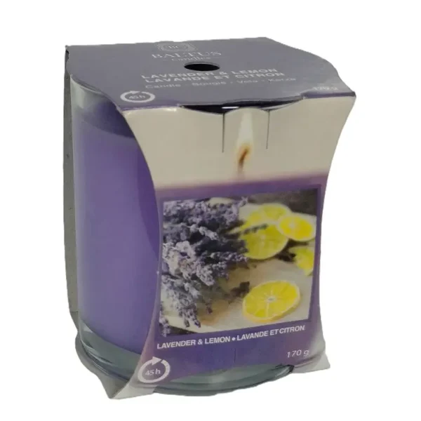 BALTUS LUXURY LAVENDER & LEMON CANDLE 170GM