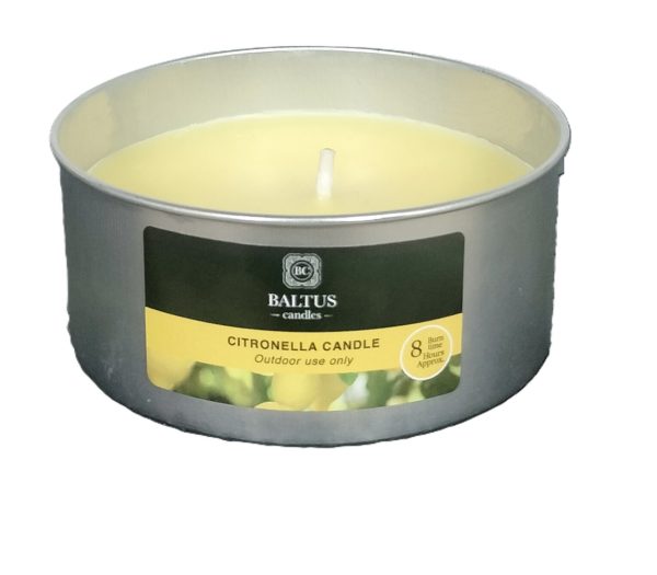 BALTUS CITRONELLA LARGE TIN CANDLE 8HRS 140GM