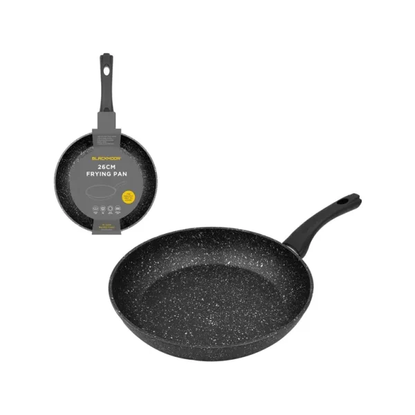 BLACKMOOR NON STICK FRYING PAN 26CM - BLACK