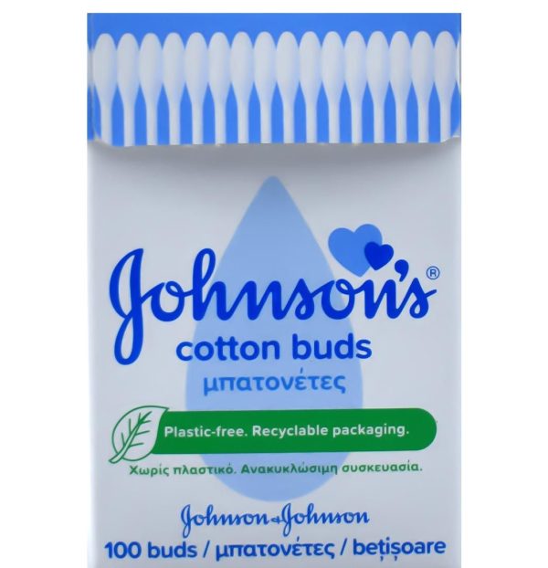 JOHNSONS BIODEGRADABLE BABY COTTON BUDS PACK OF 100