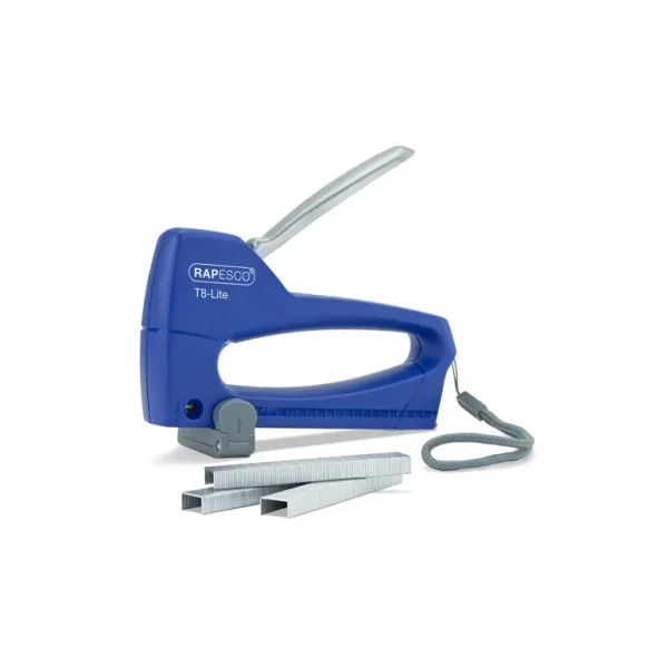 RAPESCO Z-DUO STAPLE TACKER WITH 300 STAPLES - BLUE