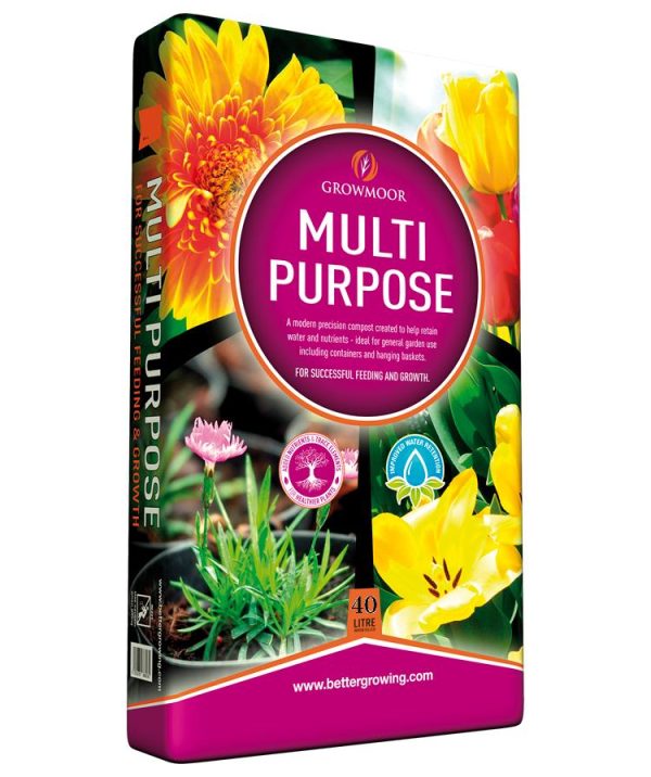 GROWMOOR MULTI PURPOSE COMPOST 40 LITRE