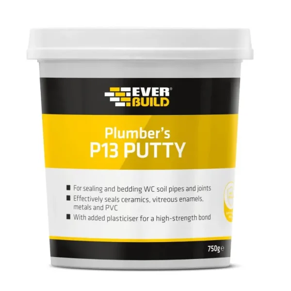 EVERBUILD P13 PLUMBERS PUTTY 750GM