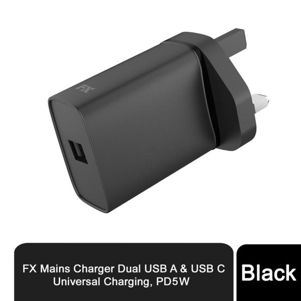 FX FACTORY COMPACT USB A MAINS WALL CHARGER / ADAPTER 1AMP