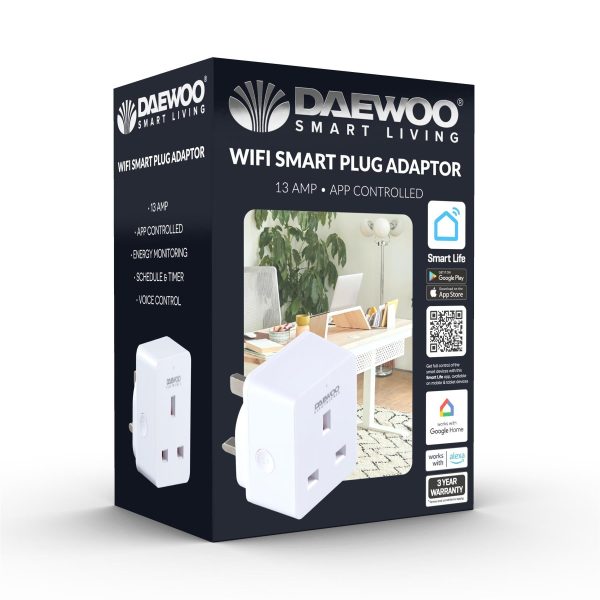 DAEWOO WIFI SMART PLUG ADAPTOR 13AMP