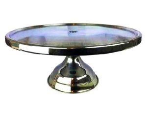 TRI-STAR STAINLESS STEEL CAKE STAND 32CM