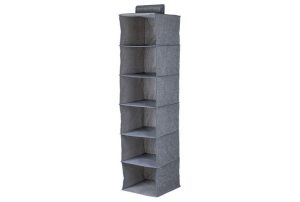 APOLLO 6-SHELF WARDROBE ORGANISER 30CM X 120CM X 30CM