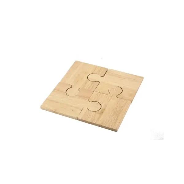 APOLLO WOODEN JIGSAW PUZZLE 4 PIECE COASTERS