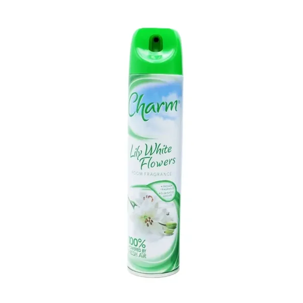 CHARM AIR FRESHENER SPRAY LILY WHITE 240ML PACK OF 12