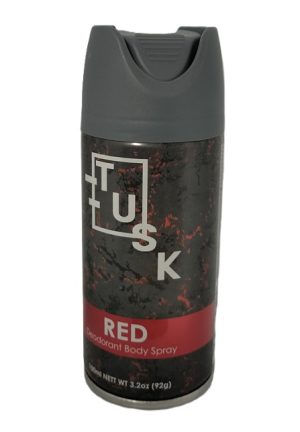 TUSK DEODORANT SPRAY RED 150ML PACK OF 6