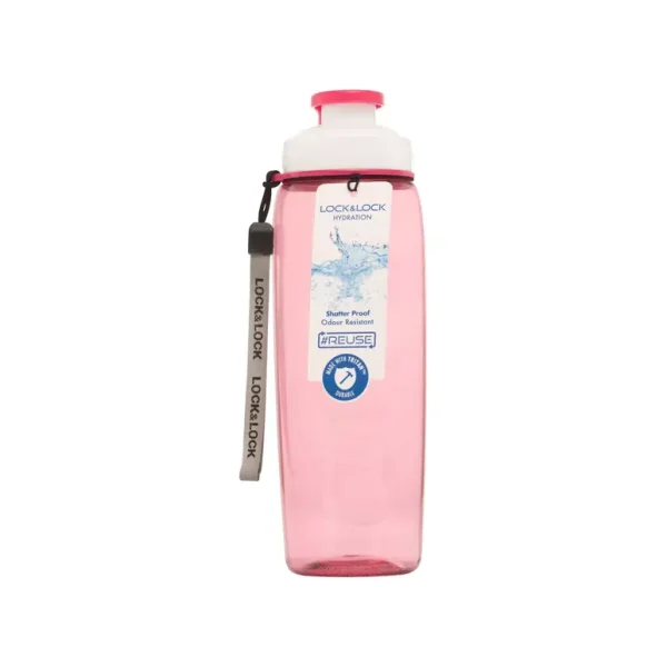 LOCK & LOCK HYDRATION TRITAN HANDY WATER BOTTLE 700ML - PINK