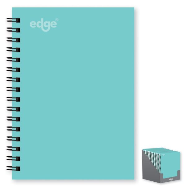 EDGE A6 TWIN WIRE BLUE NOTEBOOK 80 GSM 120 PAGES