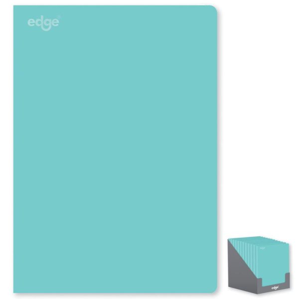 EDGE A4 SOFT COVER BLUE NOTEBOOK 80 GSM 160 PAGES