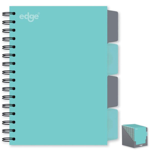 EDGE A5 TWIN WIRE BLUE PROJECT NOTEBOOK 80 GSM 200 PAGES