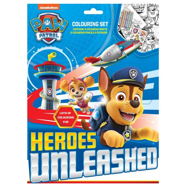 PAW PATROL COLOURING PLAY SET