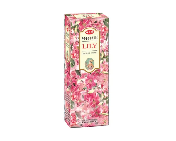 PACK OF 6 HEM PRECIOUS LILY INCENSE STICKS PACK OF 20