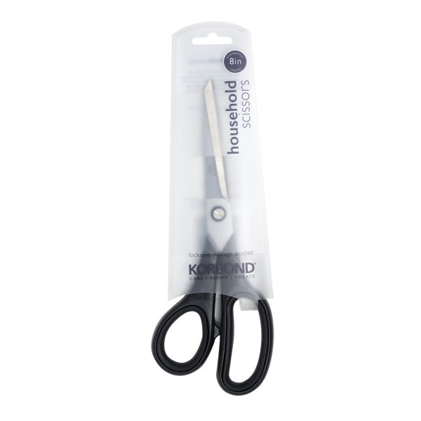 KORBOND HOUSEHOLD SOFT TOUCH SCISSOR 8INCH