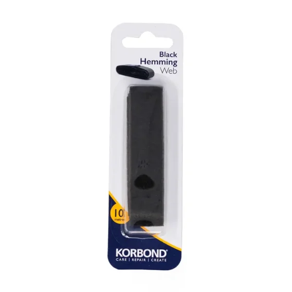 KORBOND HEMMING WEB 10M - BLACK