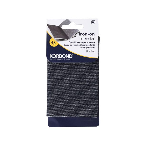 KORBOND JEANS IRON ON MENDER 45 X 12CM