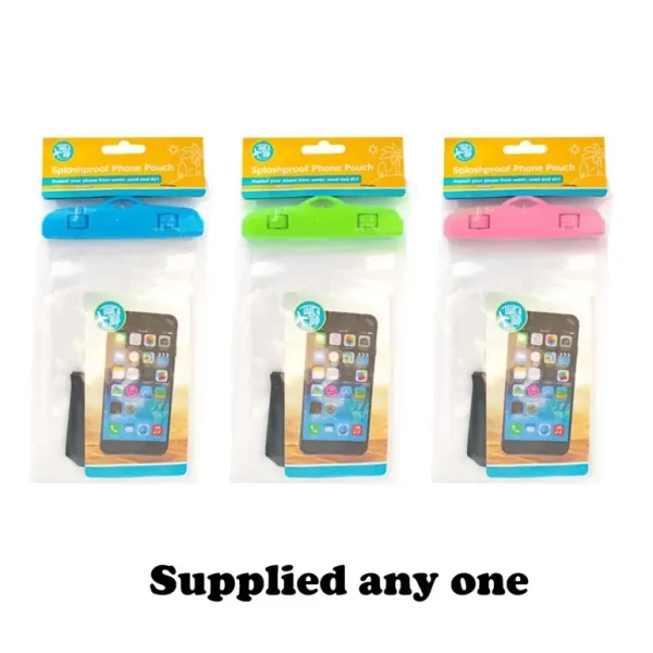 TAKE A TRIP SPLASHPROOF TRANSPERENT PHONE POUCH