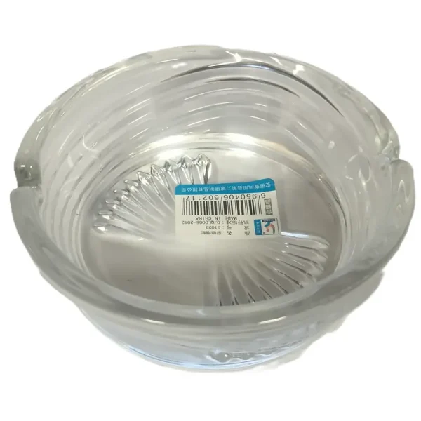 QIANLI ROUND GLASS ASHTRAY 10.5CM