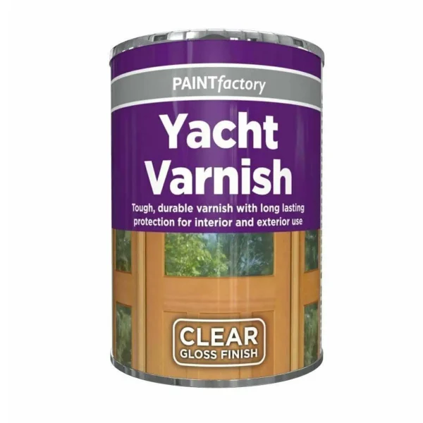 PAINT FACTORY YACHT VARNISH CLEAR GLOSS PAINT 300ML