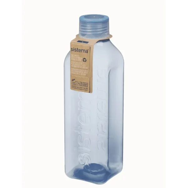 SISTEMA HYDRATE SQUARE BOTTLE ASSORTED COLOUR 1LTR