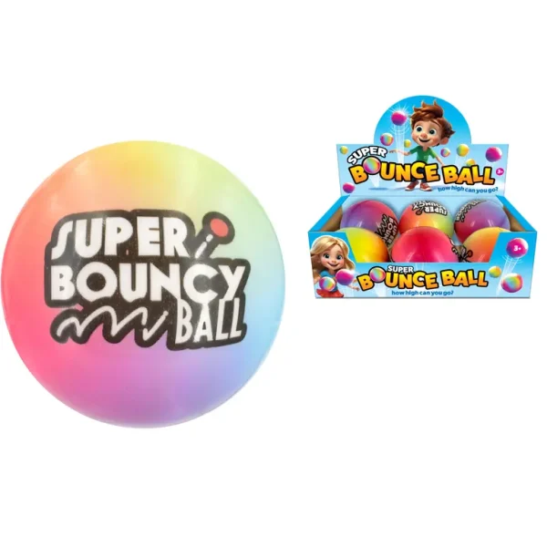 HOT COLOUR SUPER BOUNCY BALL 100MM