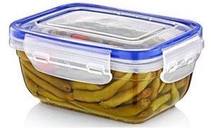 LOCK & FRESH RECTANGULAR CLEAR PLASTIC FOOD STORAGE CONTAINER 2.3LTR