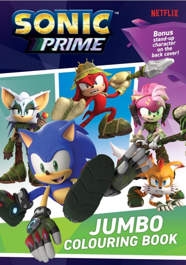 SONIC PRIME JUMBO COLOURING BOOK