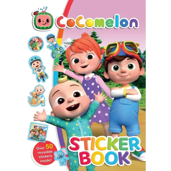 COCOMELON 50 PCS STICKER BOOK