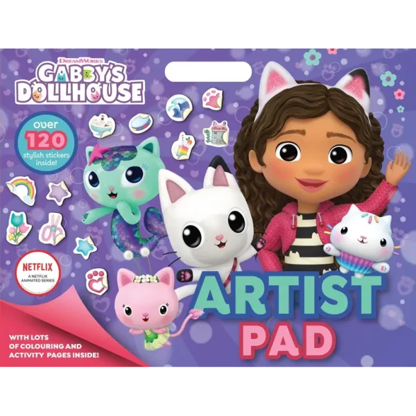 DREAM WORKS GABBY'S DOLLHOUSE ARTIST PAD WITH STICKERS