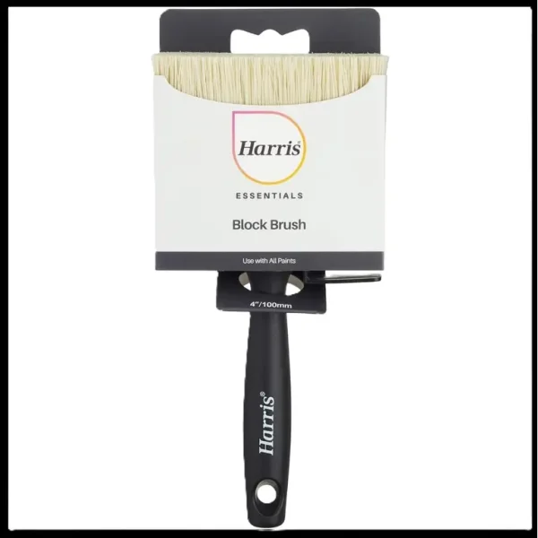 HARRIS ESSENTIAL BLOCK PAINT BRUSH 4" / 100MM