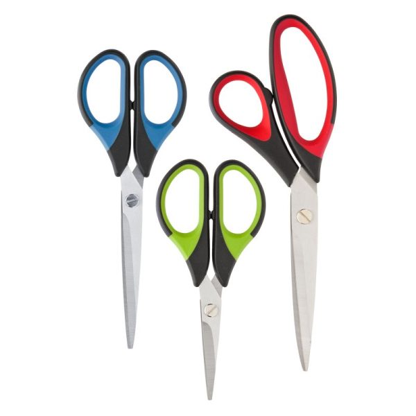 TAYLORS EYE WITNESS SOFT GRIP 3 PIECE SCISSOR SET