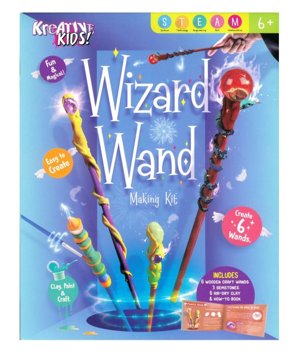 KREATIVE KIDS FUN & MAGICAL WIZARD WAND MAKING KIT