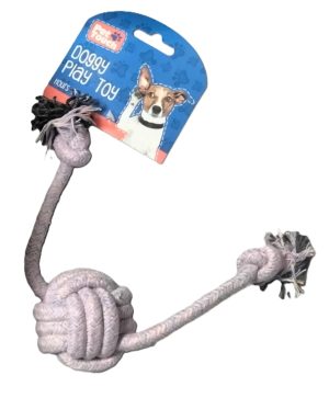 PET TOUCH ASSORTED ROPE DOG TOY