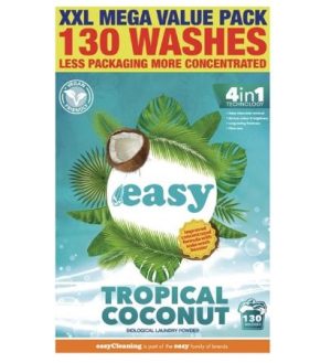 EASY TROPICAL COCONUT WASHING POWDER 130 WASH 6.5KG