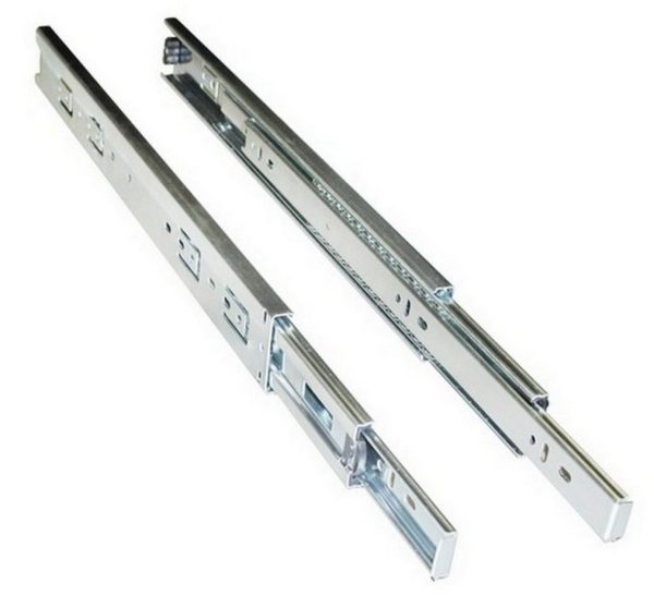 SECURIT S5481 ZINC PLATED BALL BEARING DRAWER SLIDE SET 350MM