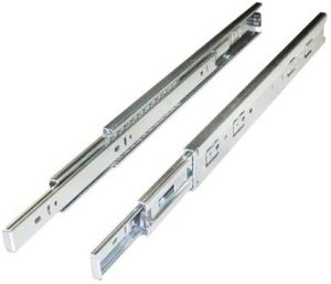 SECURIT S5483 ZINC PLATED BALL BEARING DRAWER SLIDE SET 450MM
