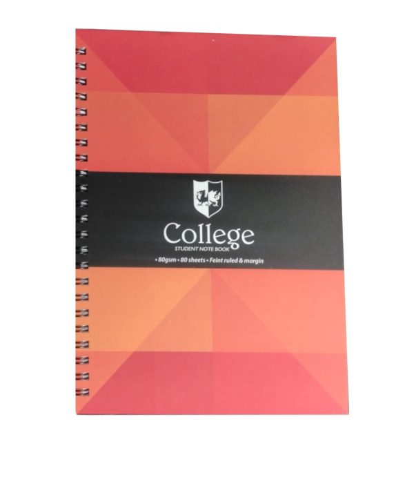 TIGER A5 COLLEGE RANGE TWINWIRE NOTE BOOK 80SHEETS