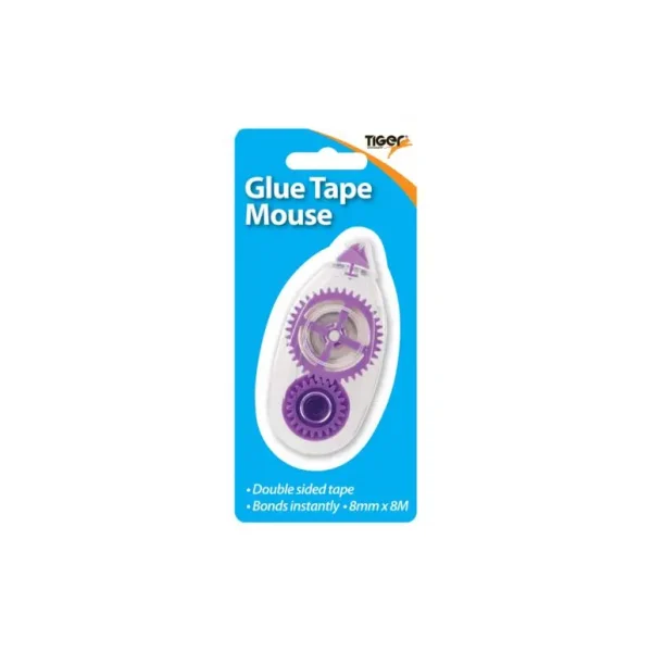 TIGER MOUSE DESIGN GLUE TAPE 8MM X 8M