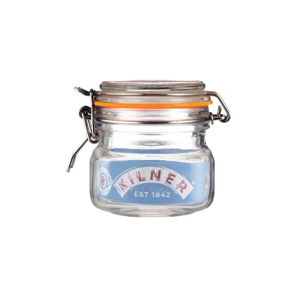 KILNER CLIP TOP SQUARE PERSERVE JAR 250ML