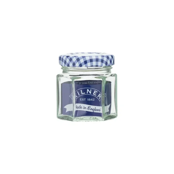 KILNER TRANSPARENT ROUND TWIST CLIP TOP JAR 48ML