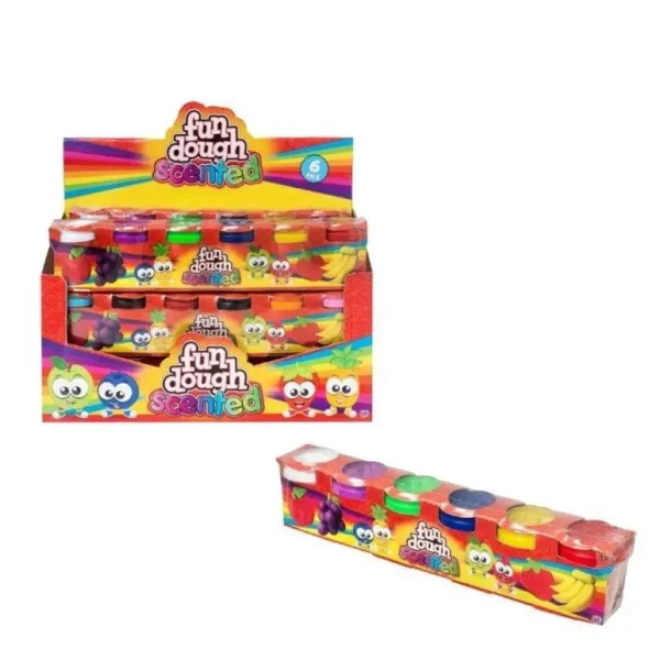 HTI SCENTED FUN DOUGH TUBE PACK OF 6