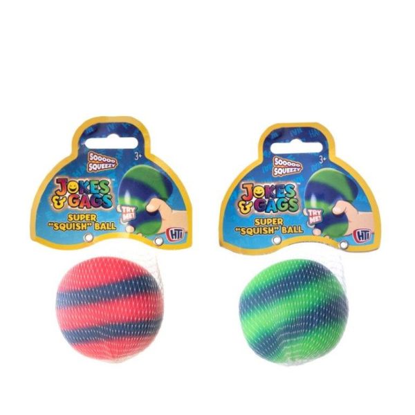 JOKES & GAGS ASSORTED SUPER SQUISHY BALL