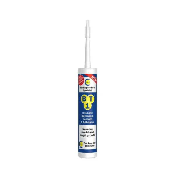 BT1 ULTIMATE BATHROOM SEALANT & ADHESIVE 290ML - WHITE