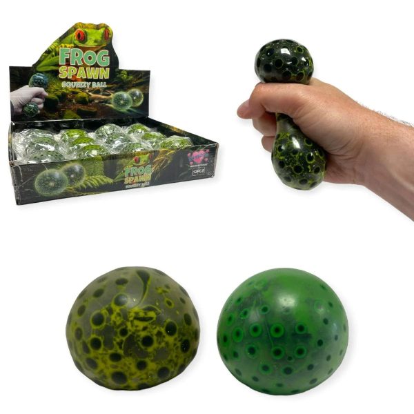 ASSORTED SQUEEZY FROG SPAWN BALL 6CM